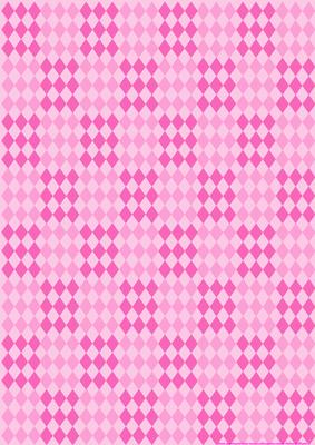 Pretty in Pinks on Pink Harlequin Small Paper