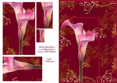 Indian Summer Cala Lily Anniversary Mum & Dad
