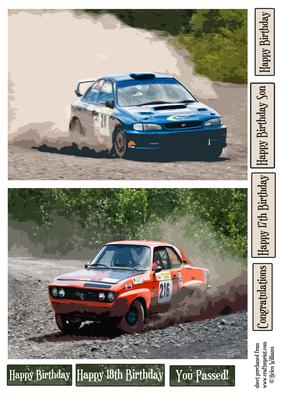 Rally Car Topper Duo