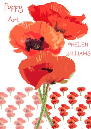A Trio of Poppies