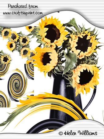 Arty Sunflowers - cu4cu