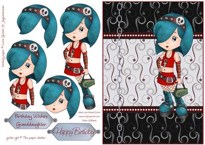Gothic Girl Step by Step