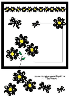 Daisy Daisy 8x8 Inch Topper