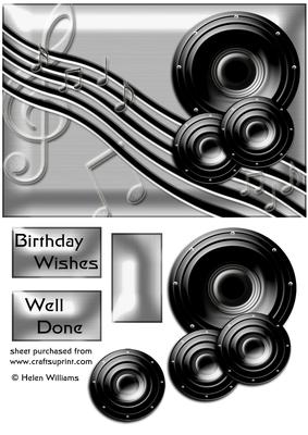 Music & Speakers on Silver Step by Step