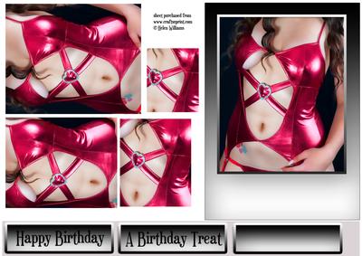 Sexy Lingerie Pyramid 7x5inch