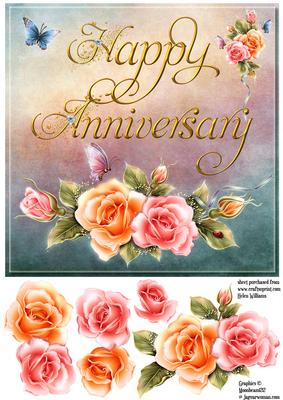 Rosy Glow Anniversary Step by Step