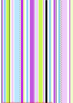 Stripes & Stitches Background Paper Blacks, Lilac & Green