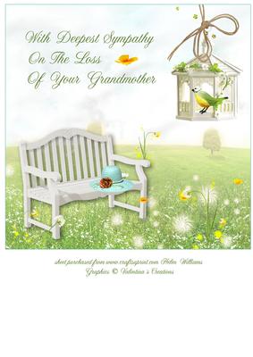 Deepest Sympathy on the Loss of Your Grandmother Topper