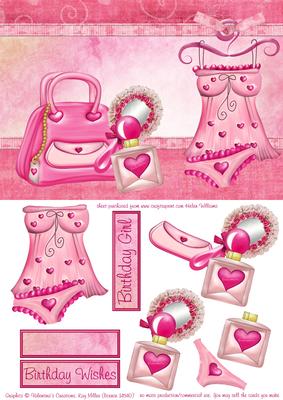 Pretty in Pink Camisole & Bag A5 Step by Step