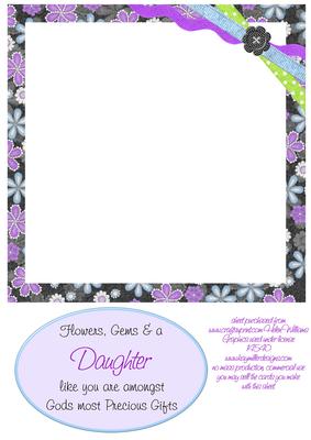 Flower Power Insert 8x8inch
