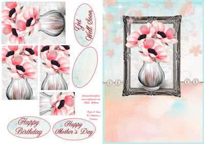 Pink Anemone Blush A5 Pyramid