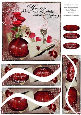 Letters of Love 6inch Swirl Stacker