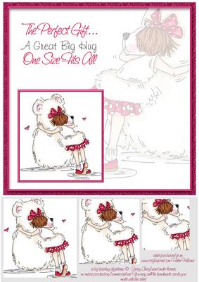 Big Hug 8x8in Pyramid Perfect Gift