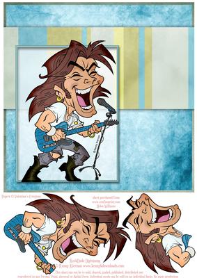 Guitar Rocker 8x8inch Step by Step