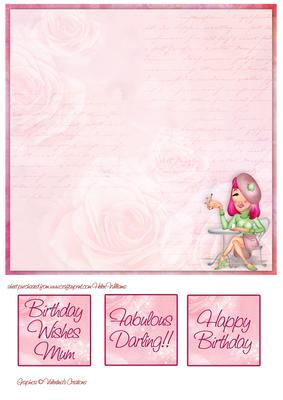 Fabulous Chic 8x8inch Insert