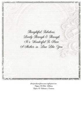 Poppy Duo on Grey Mother-in-law Birthday Insert