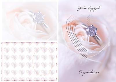 A4 Ring in a Rose Heart Pyramage Kit