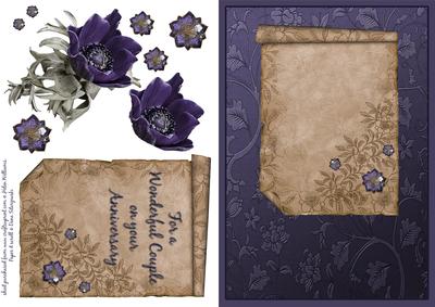 Anemone Step by Step in Purple