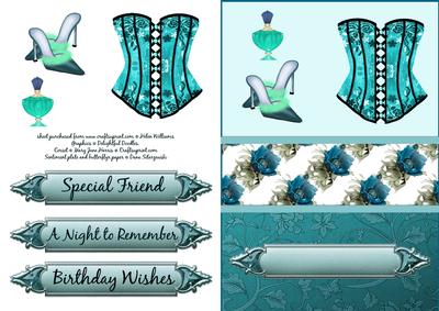 A Night to Remember Step by Step Teal