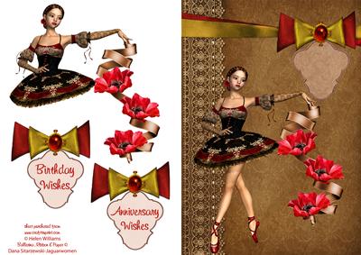 Ballerina & Anemones