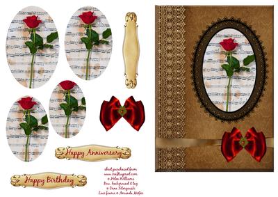 Red Rose & Music Pyramid