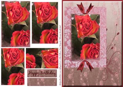 Orange & Yellow Rose Pyramid