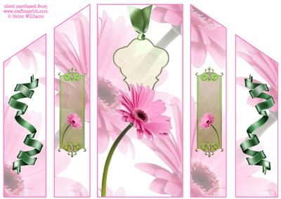 Pink Gerbera Theatre Panels.