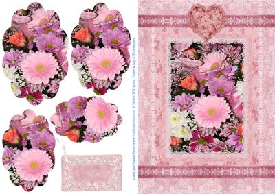 Pink Bouquet Romantica Pyramid