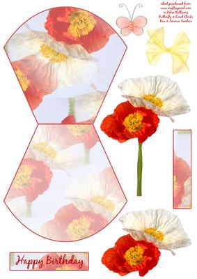 Poppy Wobble Card