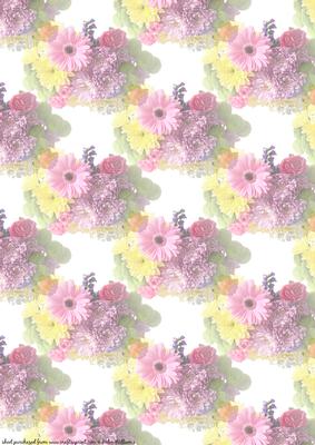 Spring Bouquet Floral Vellum