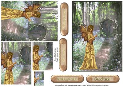 Fairy in Woodland Magic Pyramid