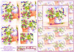 Pot of Daisies Artwork Pyramid