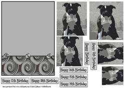Staffordshire Bull Terrier Pyramid