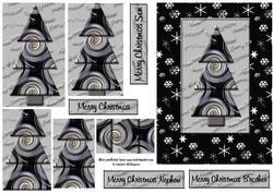 Contemporary Christmas Tree Pyramid