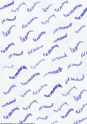 Eid Mubarak Background Paper Blue