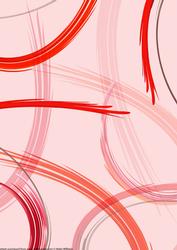 Swirl & Swoosh Backing Paper Red