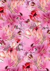 Lily & Gerbera Bouquet Paper