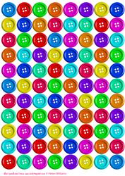 Multi-coloured Buttons Backing Paper