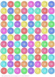 Coloured Buttons Vellum