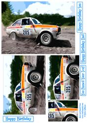 Rally Car Pyramid Ford Escort