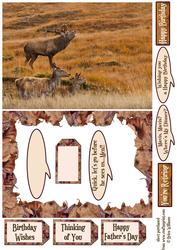 Stag Card Topper
