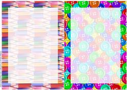 Two Childrens Brights Card Bases
