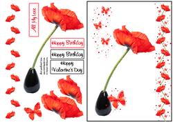 Poppy & Butterfly Wishes Step by Step