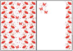 Poppy & Butterfly Wishes Card Fronts