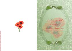 Poppy Trio Insert Anniversary