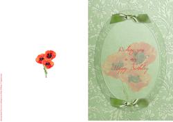 Poppy Trio Insert Birthday