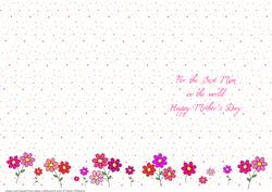 Daisies & Hearts Insert Mother's Day