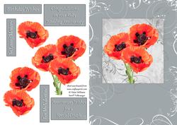 Poppy Trio Swirl Step by Step