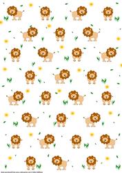 Reggie the Lion in the Sun Paper