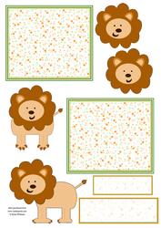 Reggie Lion Topper Sheet